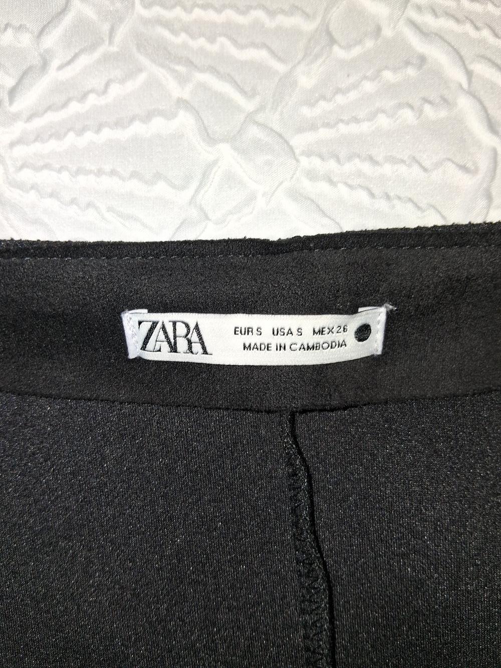 Zara Black Suede Long Trench Coat with Silver Studs - Picture 3 of 17